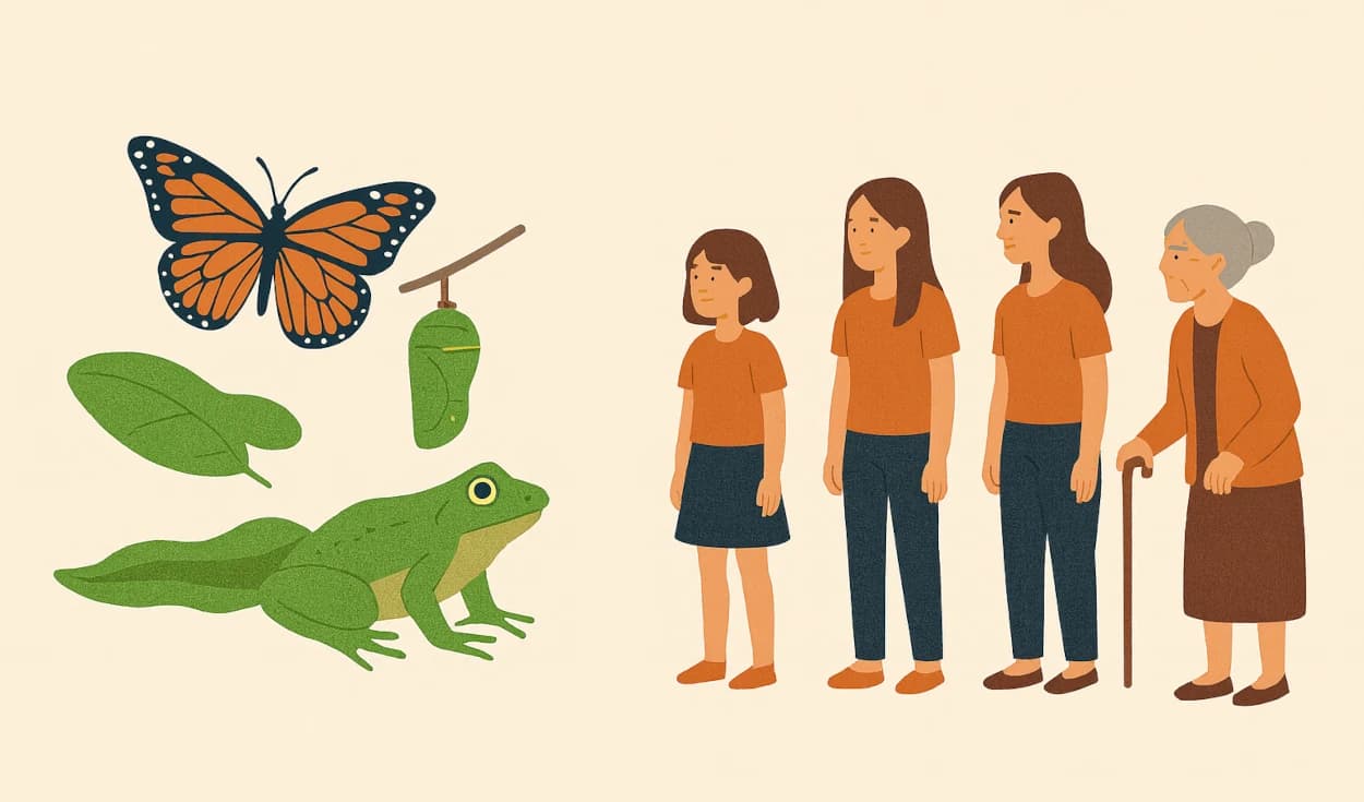 Métamorphose animale et humaine symboles de transformation